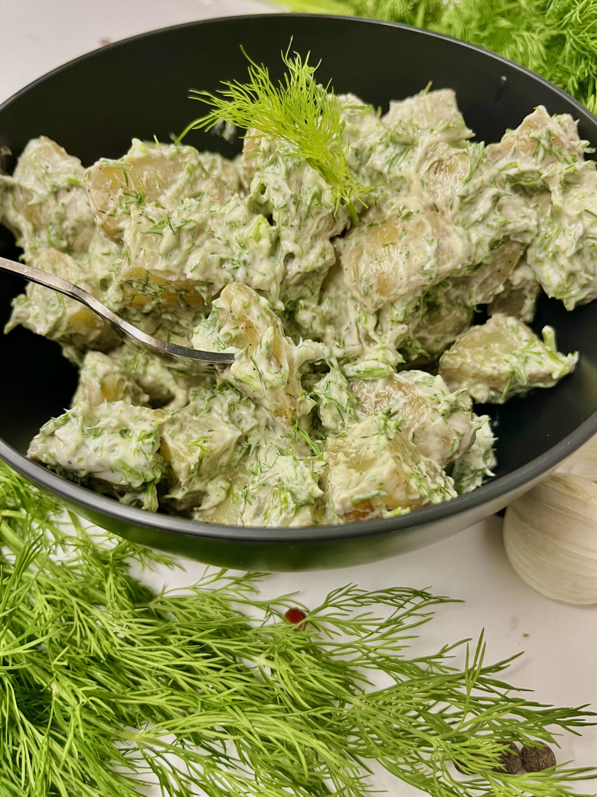 Ukrainian Potato Salad - Zesty Zahra