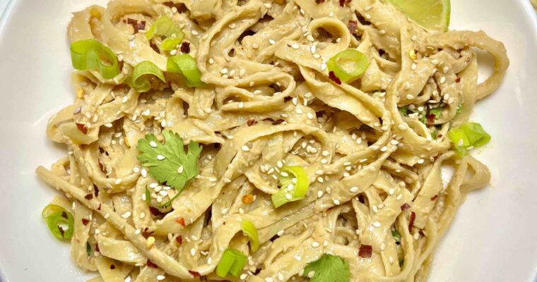 Noodles with Peanut Sauce