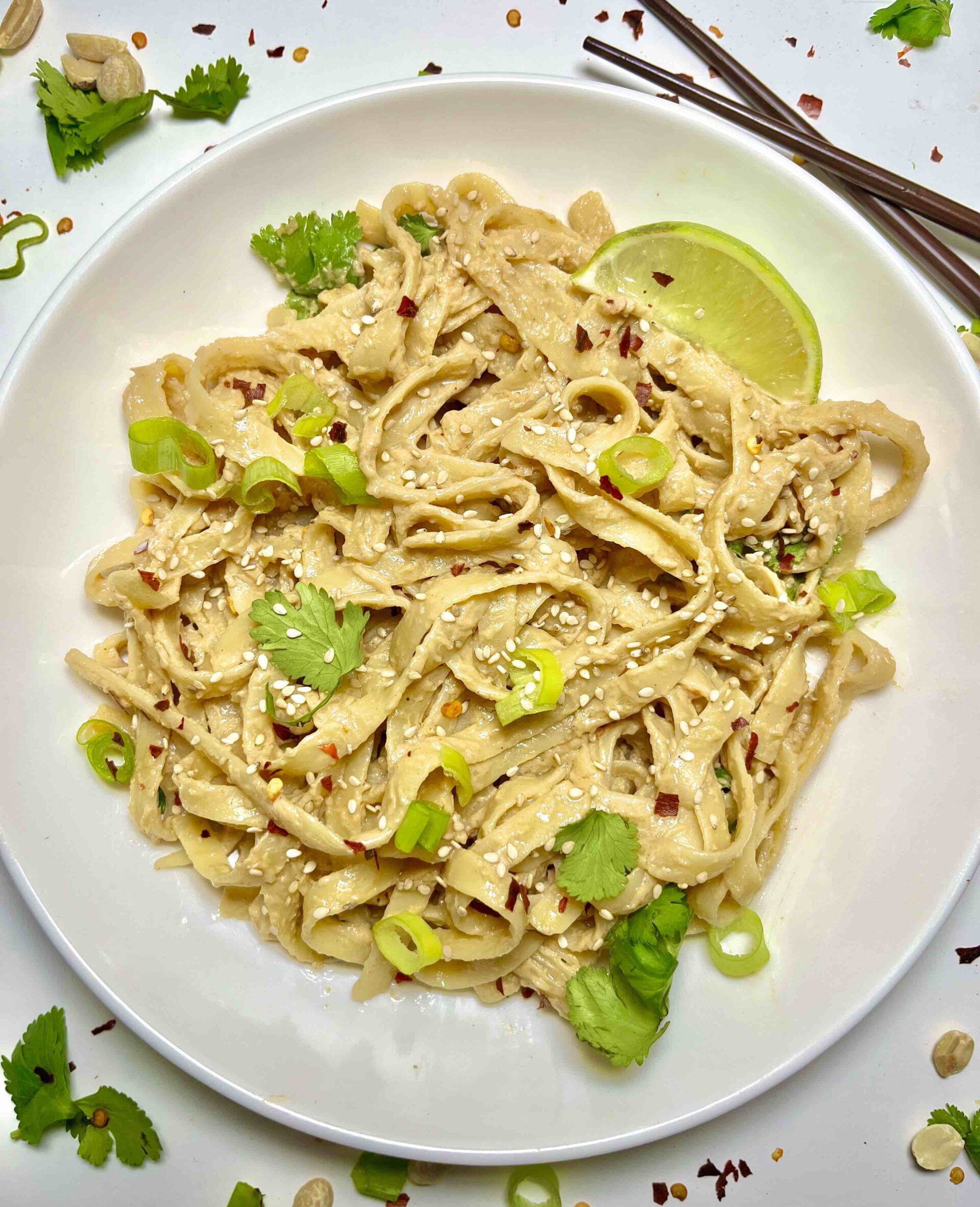 Noodles with Peanut Sauce