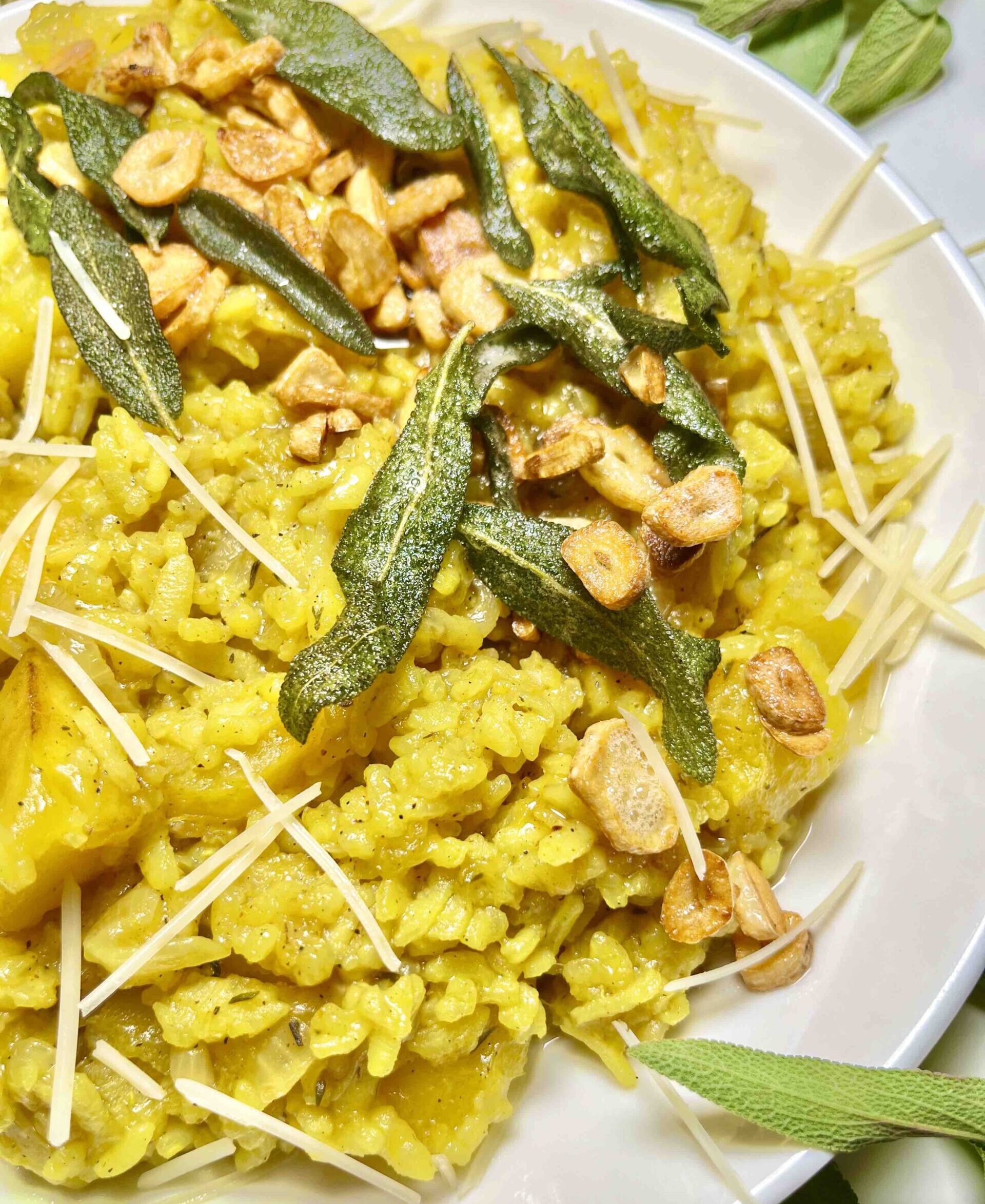 Roasted Pumpkin Sage Risotto