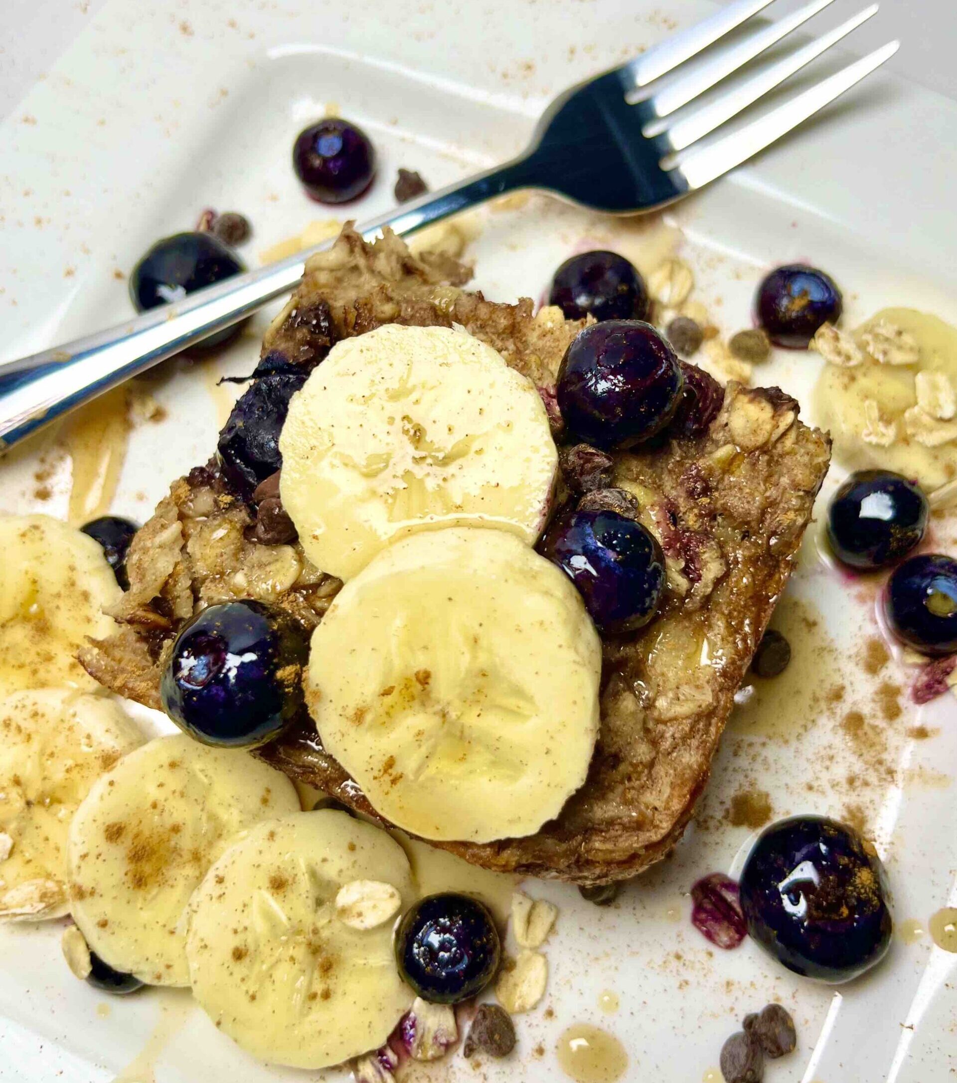 Vegan Banana Baked Oatmeal
