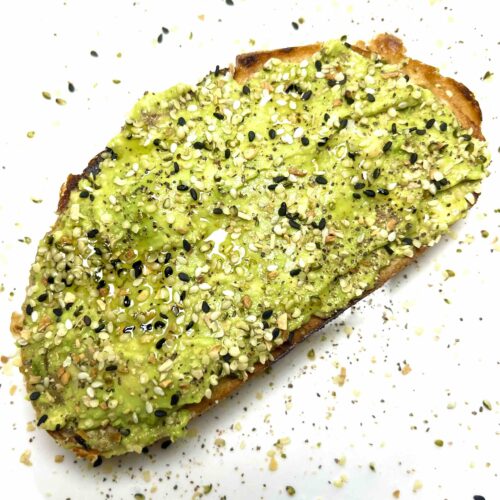 everything avocado toast