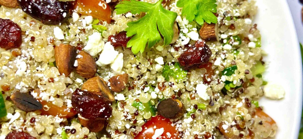 Quinoa Salad with Maple & Dijon Vinaigrette