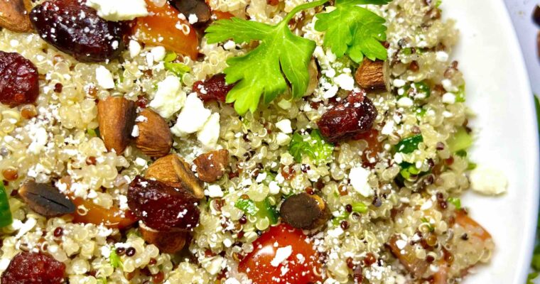 Quinoa Salad with Maple & Dijon Vinaigrette