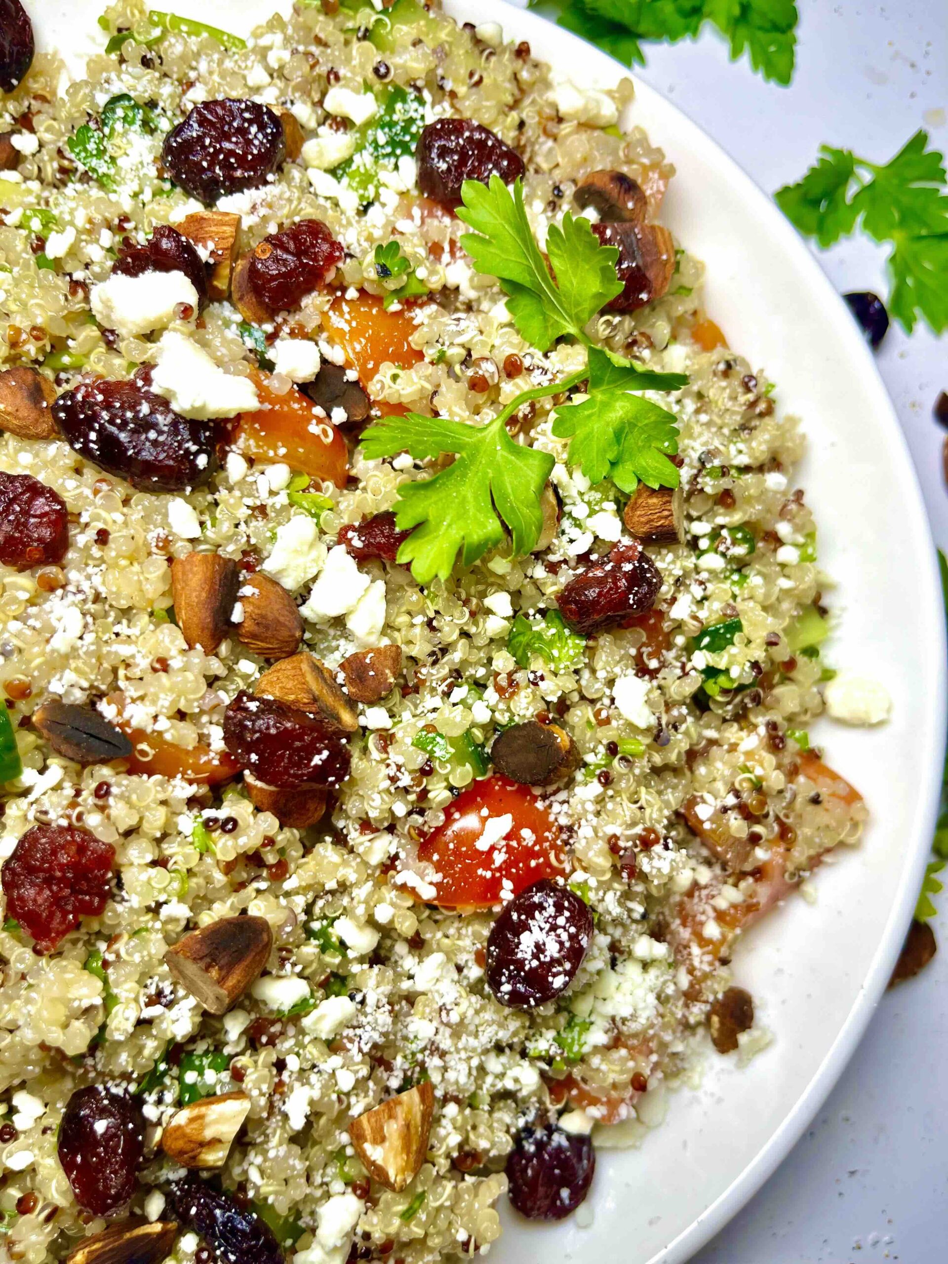 Quinoa Salad with Maple & Dijon Vinaigrette