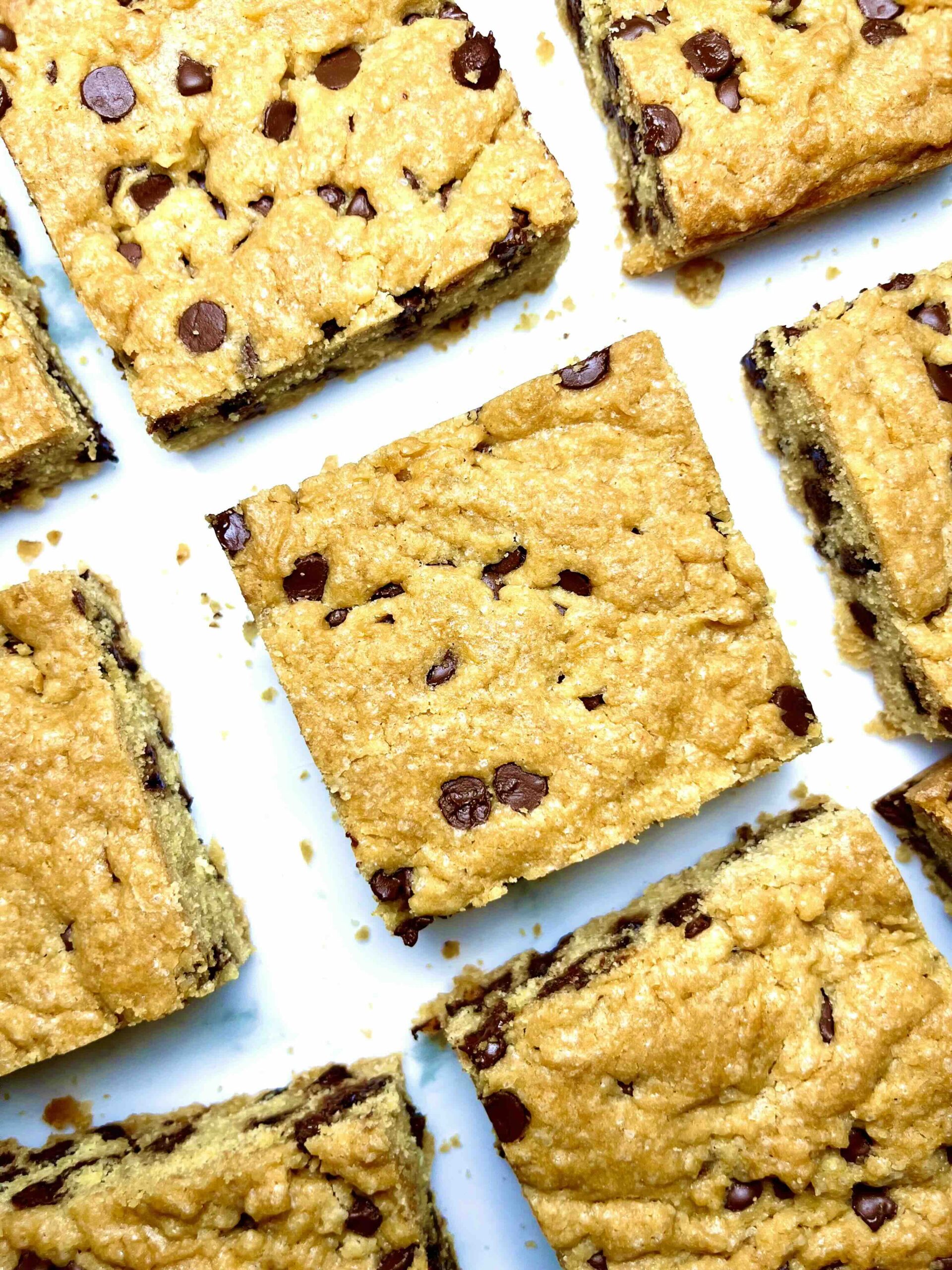 Vegan Chocolate Chip Cookie Bars