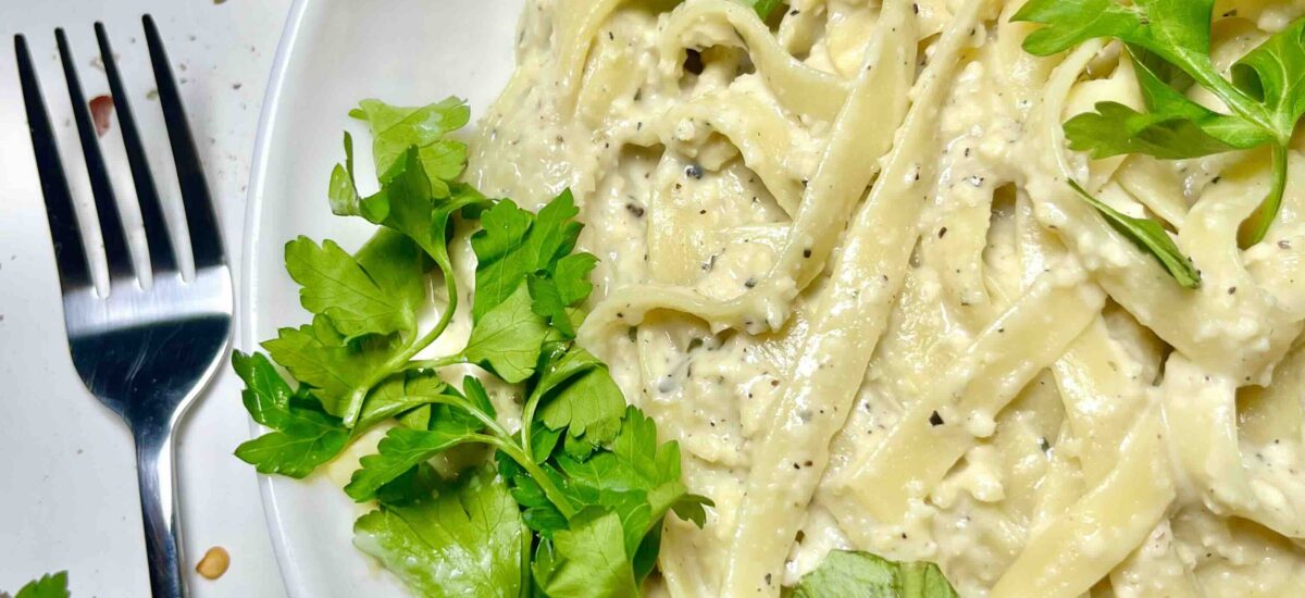 Vegan Fettuccine Alfredo