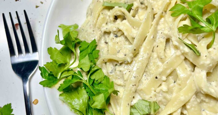 Vegan Fettuccine Alfredo