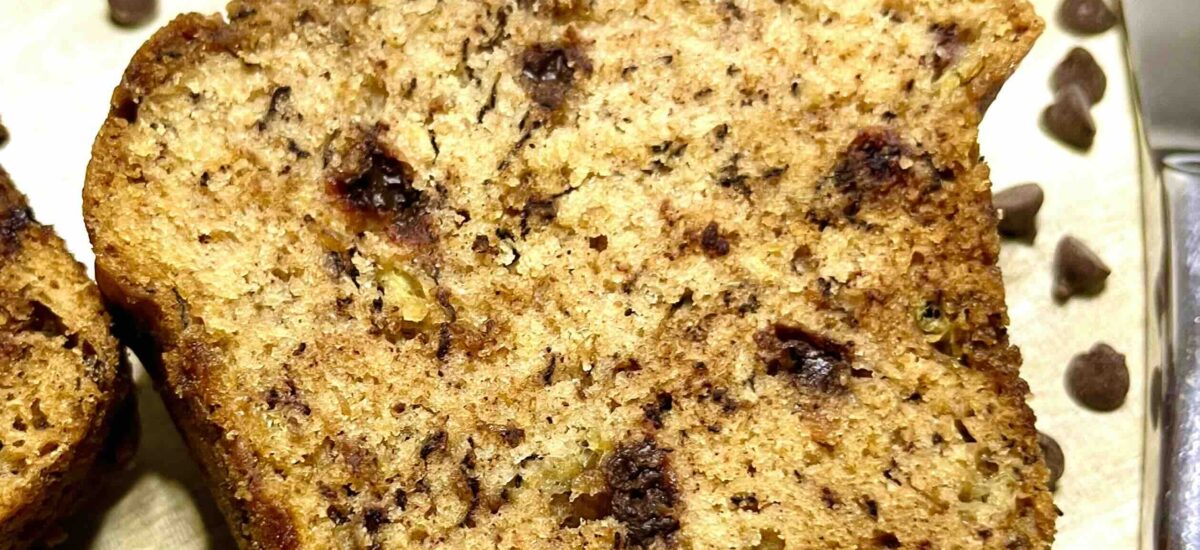 Vegan Chocolate Chip Banana Bread